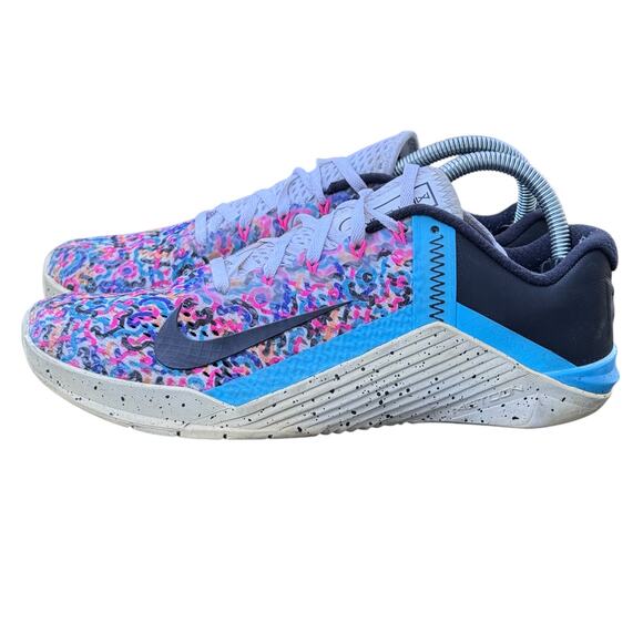 Nike Metcon 6 Running Shoes Women's US 8.5 Multi Speckled Lightweight AT3160-104 - Picture 2 of 11